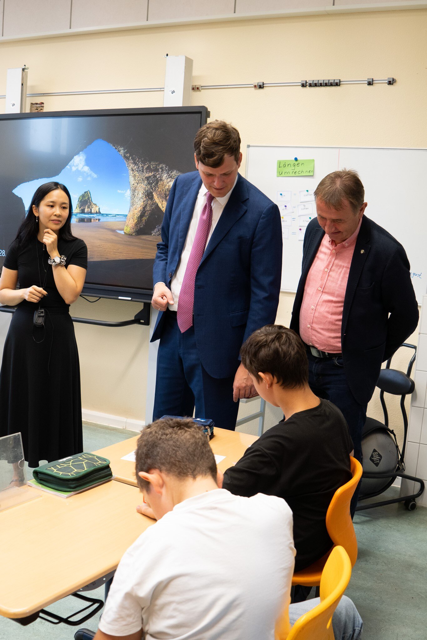 Schulbesuch Minister